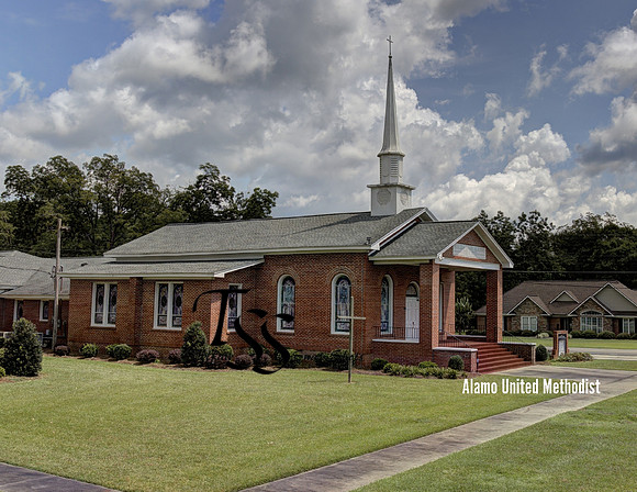 Alamo United Methodist Church Landscape