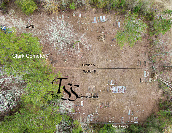 1 Clark Cemetery Sections